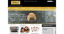 Desktop Screenshot of marsa.com.pe