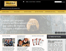 Tablet Screenshot of marsa.com.pe